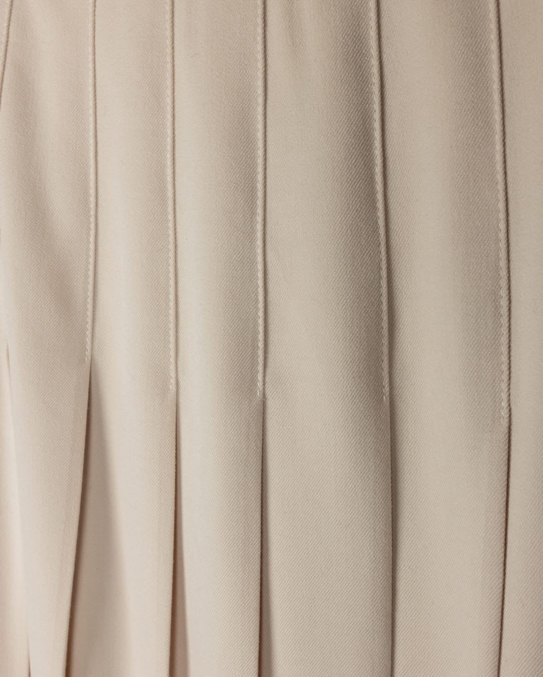 THE COLLECTIVE BASIC PLEATED SKIRT W ELASTIC WAIST-MIDI CREAM