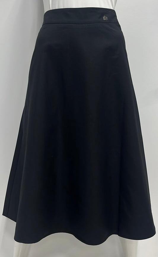 PEODE DESIGN A-LINE CIRCLE SKIRT-29" BLACK