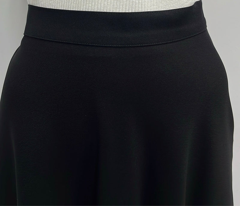 LITTLE BLACK SKIRT DRESSY A-LINE SKIRT-MAXI BLACK