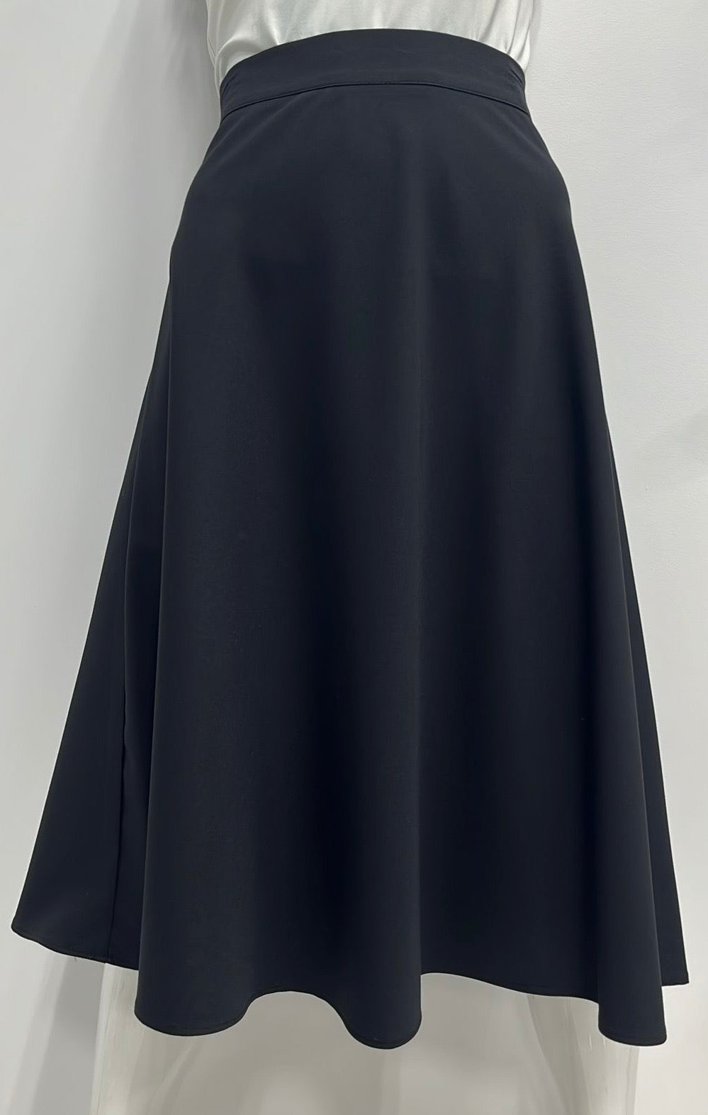 SAMS FASHION A-LINE SKIRT-27 BLACK