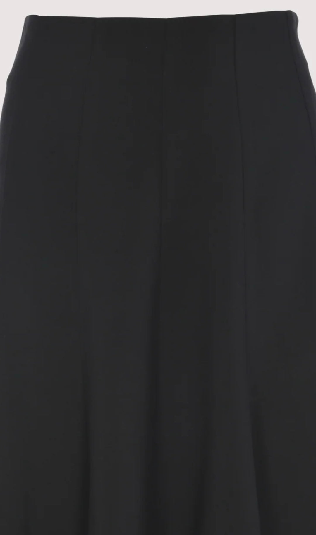 GEORGETTE PANEL SKIRT BLACK