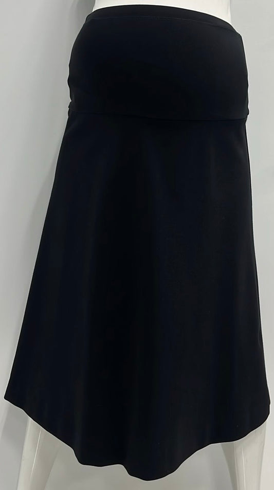 TOUCHE ECLAT MATERNITY PONTE SKIRT-27" BLACK