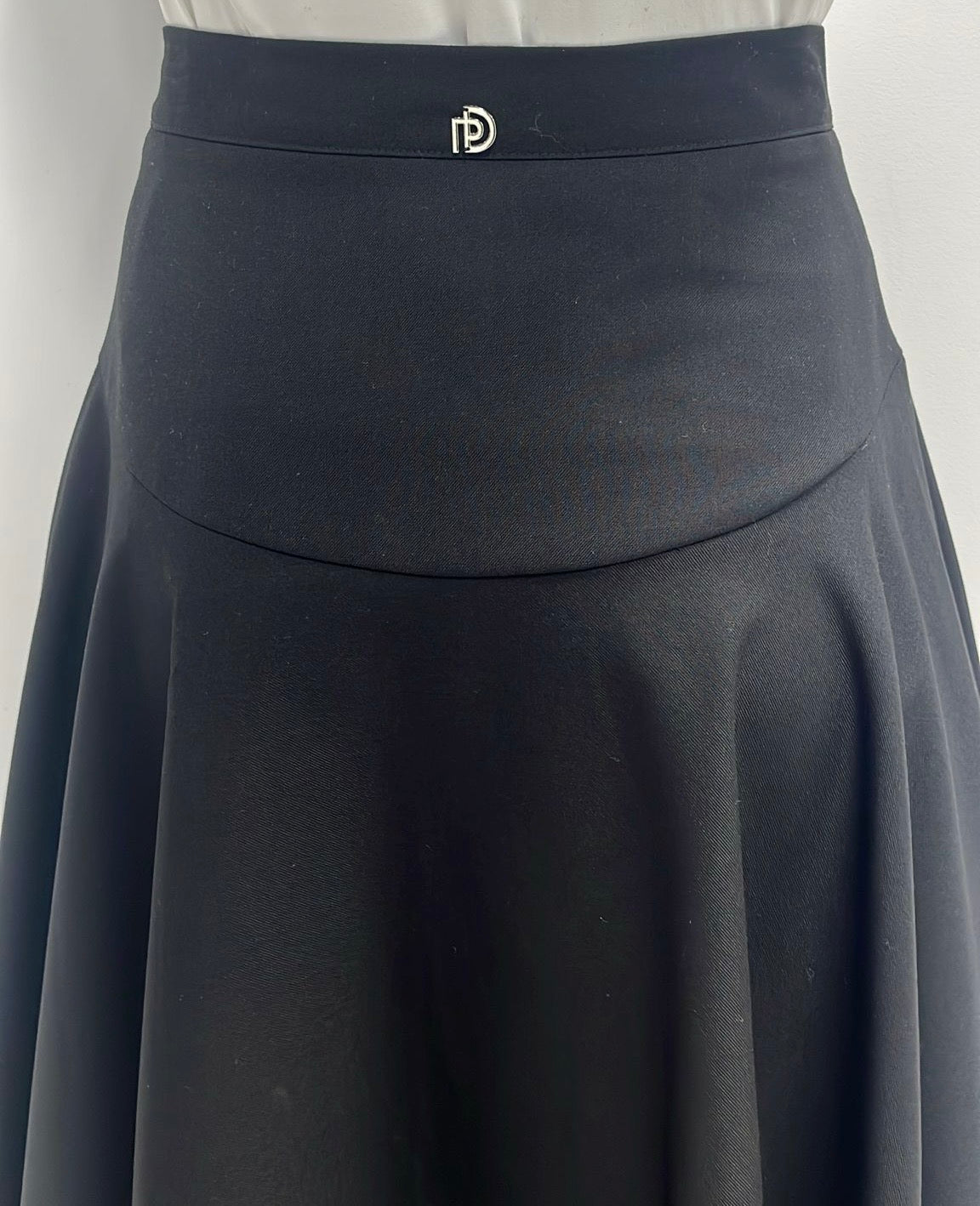 PEODE DESIGN CIRCLE SKIRT W YOKE-33" BLACK