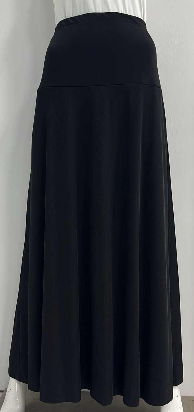 TOUCHE ECLAT MATERNITY RIBBED SKIRT W LINING-MAXI BLACK