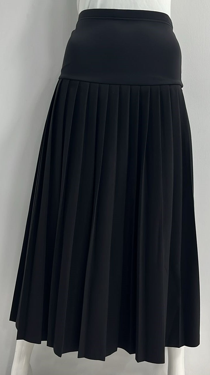 MCMaternity MATERNITY PLEATED SKIRT-MIDI BLACK