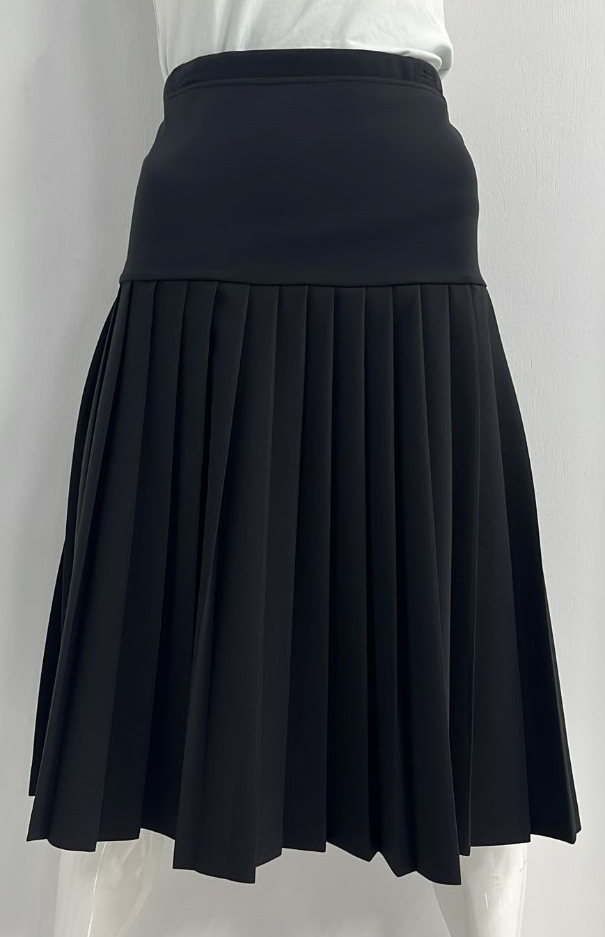 MCMaternity MATERNITY PLEATED SKIRT-27" BLACK