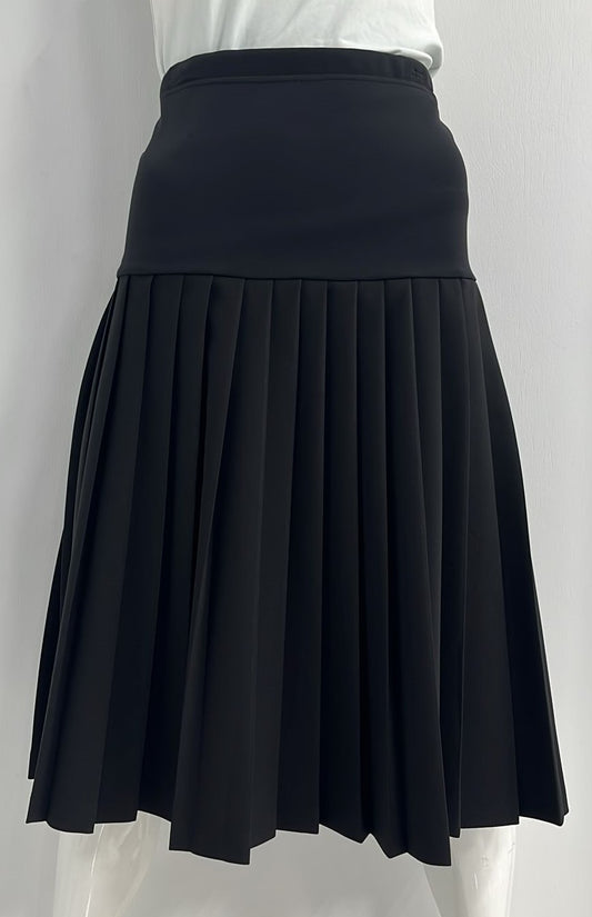 MCMaternity MATERNITY PLEATED SKIRT-27" BLACK