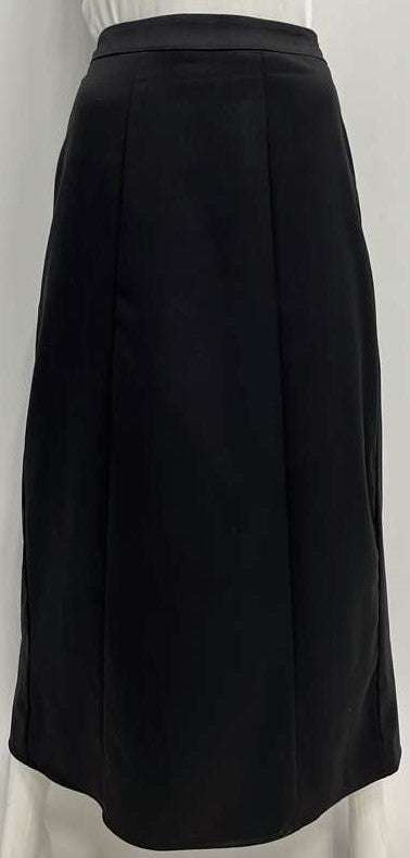 CLASS COLLECTION STRAIGHT SUITING PANELED SKIRT-MIDI BLACK