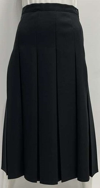WINDERMERE DRESSY BOX PLEATED SKIRT-31 BLACK