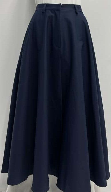 HONEST EDIT CIRCLE SKIRT-MIDI NAVY