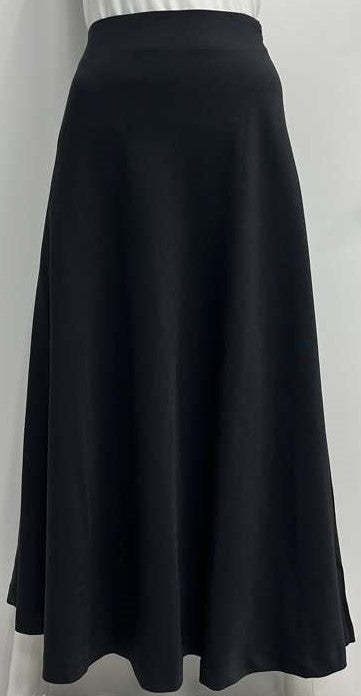 MAPLE CLIFF FLAIRY SKIRT-MIDI BLACK