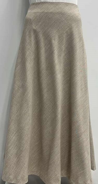 MAPLE CLIFF FLAIRY SKIRT-MIDI BEIGE