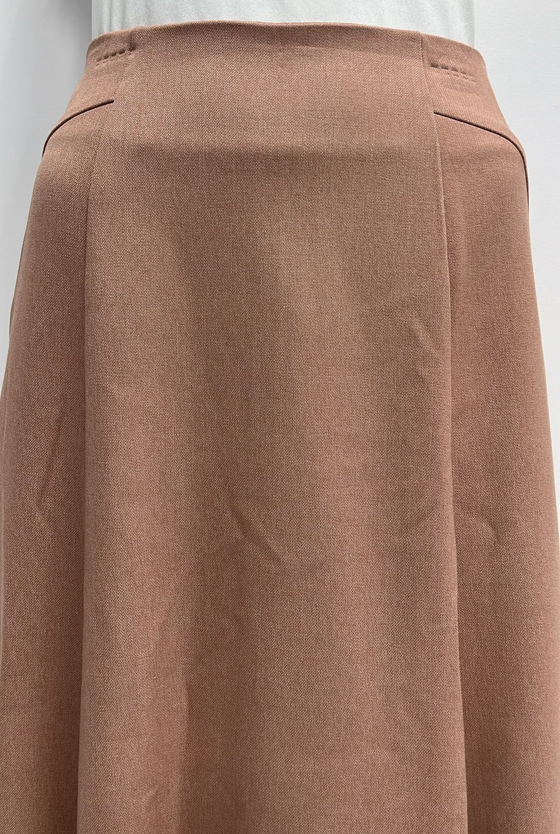 NOX NY PANELED SKIRT W WAIST DETAIL-MIDI PINK