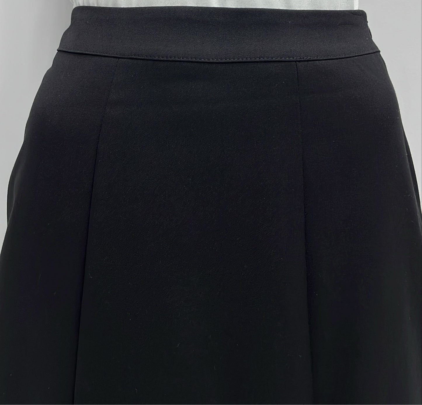 CLASS COLLECTION STRAIGHT SUITING PANELED SKIRT-MIDI BLACK