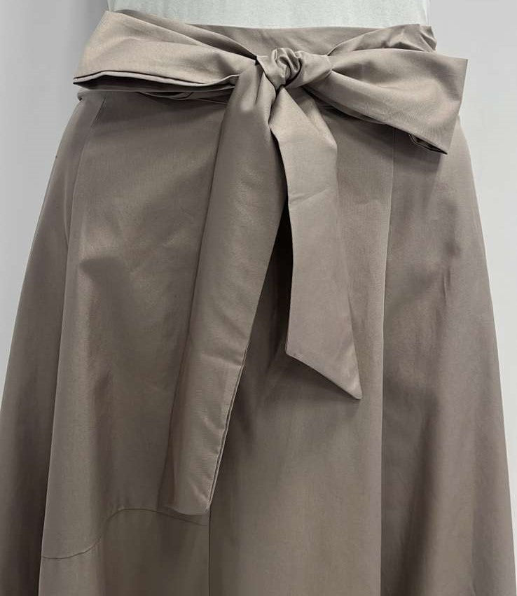 WEEKEND/CLASS TRUMPET SKIRT W BOW-MIDI STONE