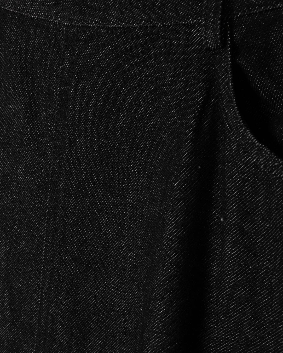 STORY A-LINE SKIRT W POCKETS-MIDI BLACK DENIM