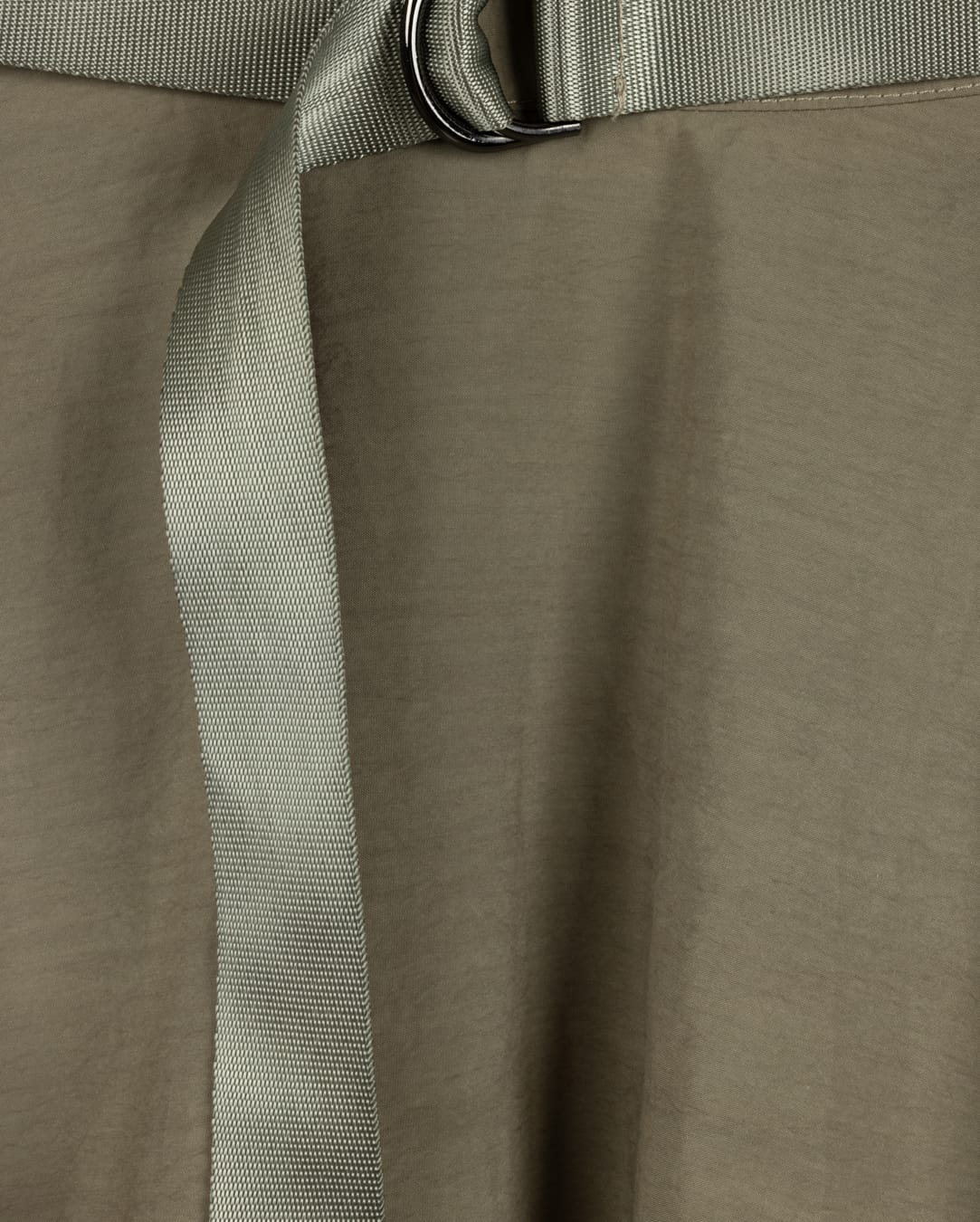 SHIFT DRESSY CIRCLE SKIRT W BELT- MIDI OLIVE GREEN