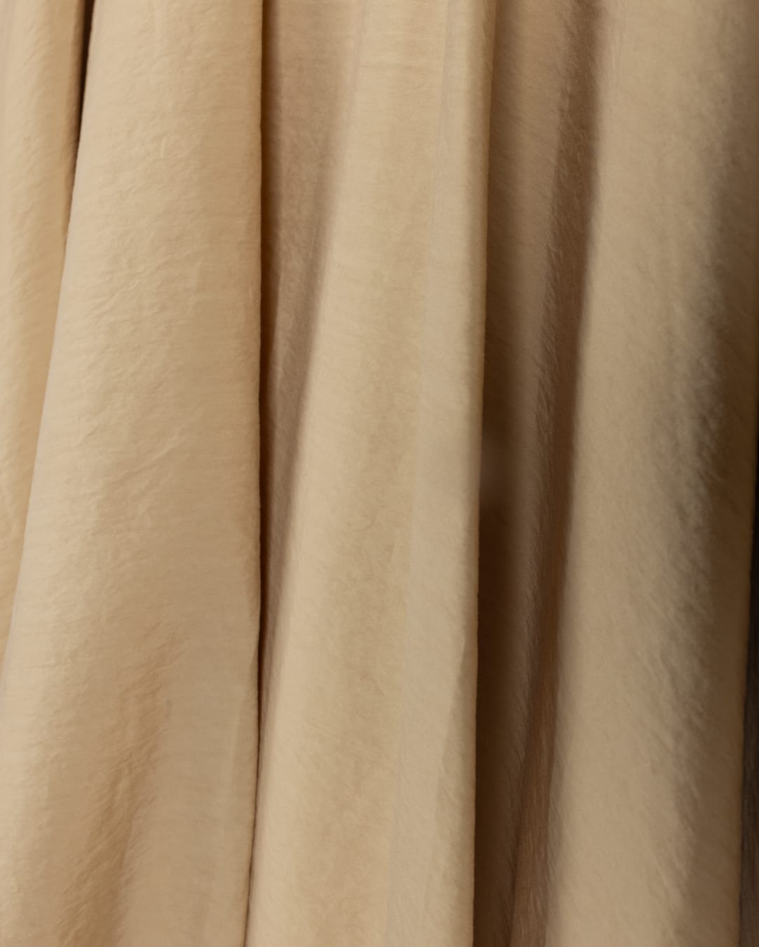 SHIFT DRESSY CIRCLE SKIRT W BELT- MIDI TAN