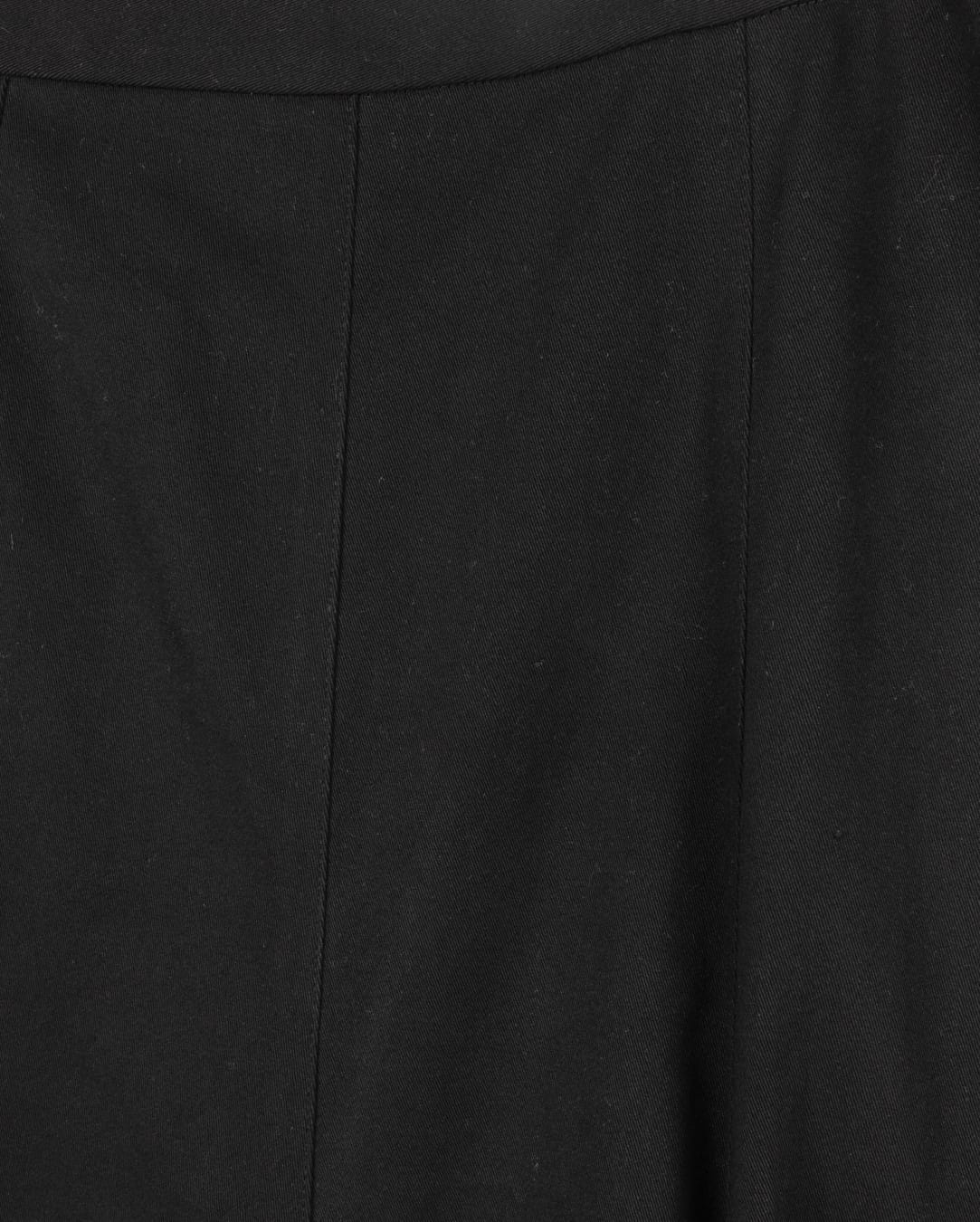 SLATE PANELED FLAIRY SKIRT W BELT-MIDI BLACK