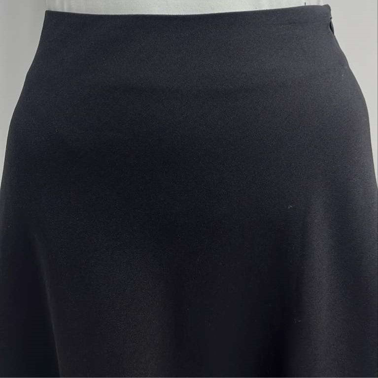 MAPLE CLIFF FLAIRY SKIRT-MIDI BLACK