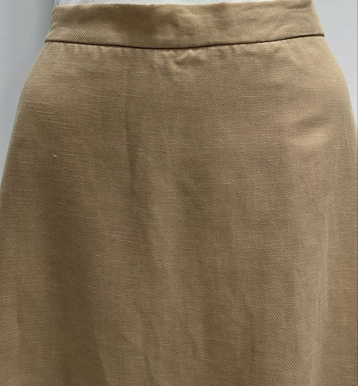 ERMANNA CASUAL DRESSY A-LINE SKIRT-MAXI SAND