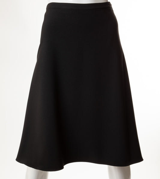 PANIZ A-LINE SKIRT 27" BLACK