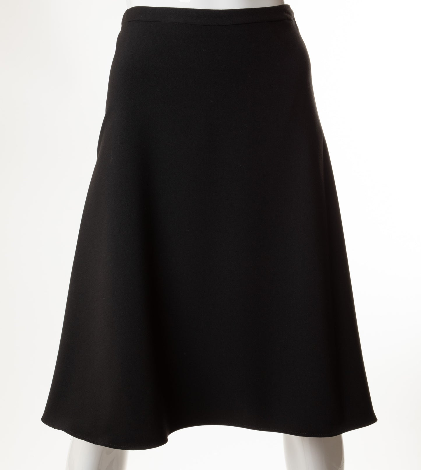PANIZ A-LINE SKIRT 25" BLACK