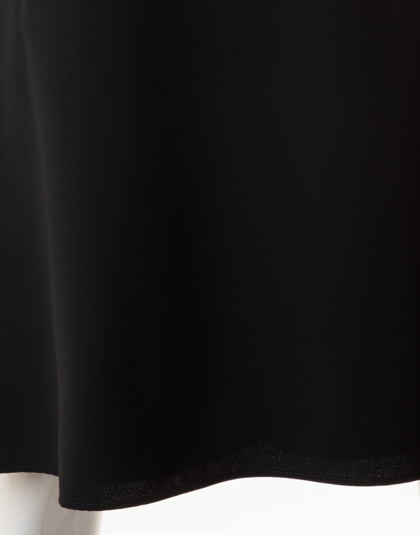 PANIZ CREPE A-LINE SKIRT 29" BLACK